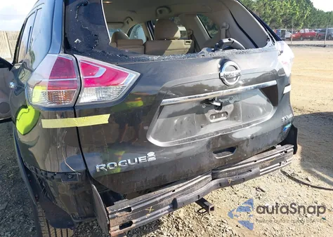 2014 Nissan Rogue Sv z USA, uszkodzony, nr VIN 5N1AT2MK8EC790328